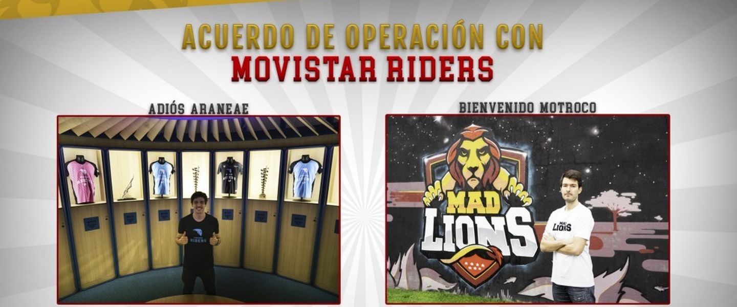 ¿Cambio de cromos entre Movistar Riders y MAD Lions?