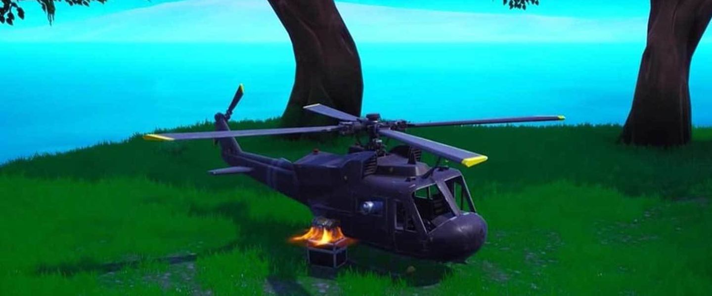 El helicóptero recuerda al visto en la temporada 4 en Polvorín Polvoriento