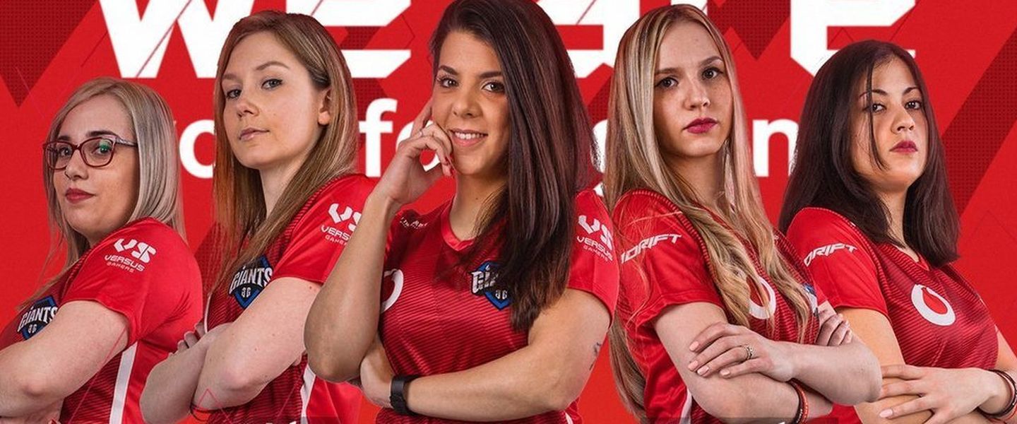 Equipo femenino de Vodafone Giants
