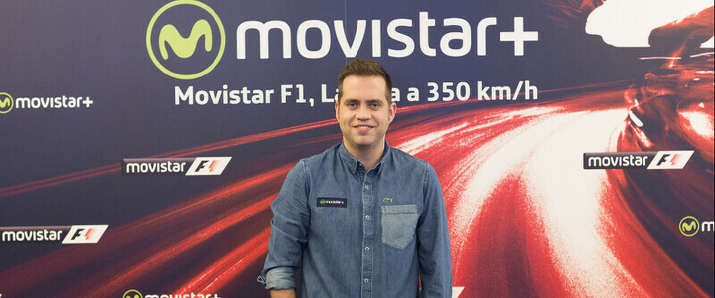 Iñaki Cano, en la presentación de Movistar F1