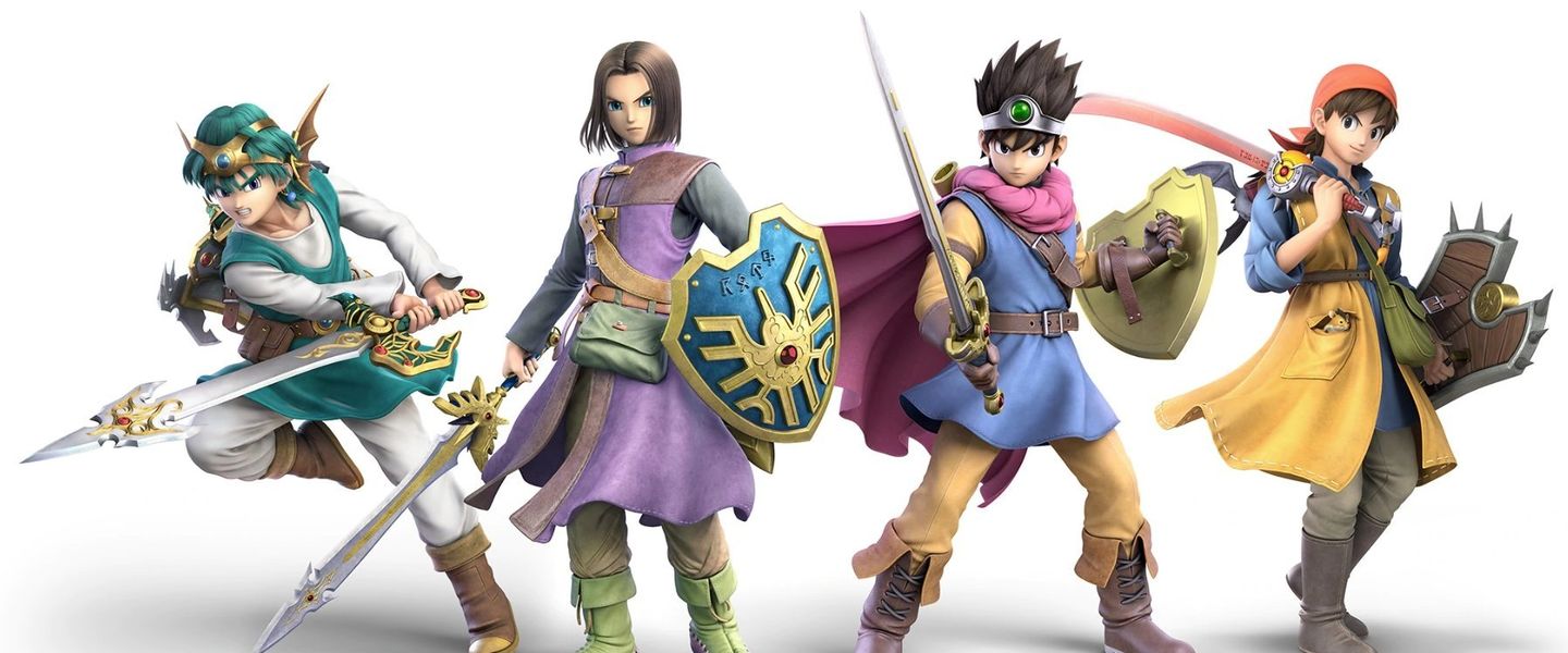 El grupo de nuevos personajes de Dragon Quest