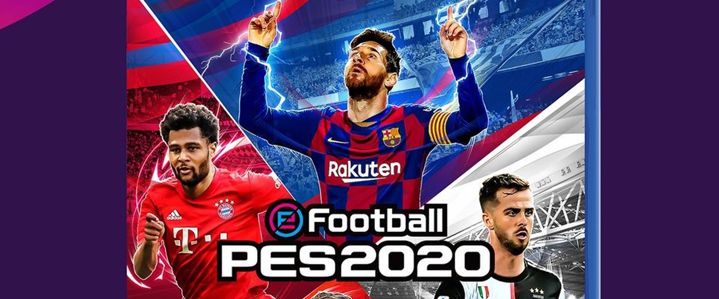 La portada de eFootball PES 2020 da protagonismo a cuatro equipos