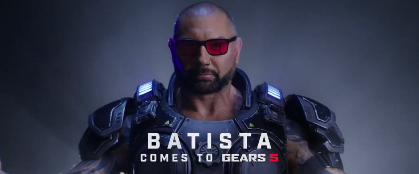 Batista, la leyenda de la WWE, será un personaje de Gears 5
