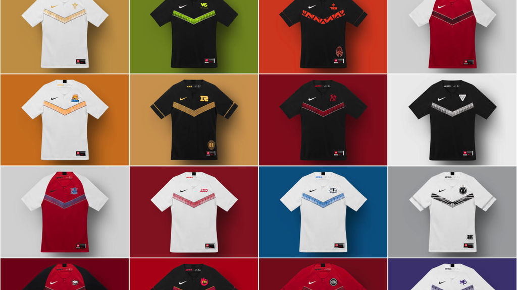 Las nuevas camisetas Nike de la LPL - Movistar eSports