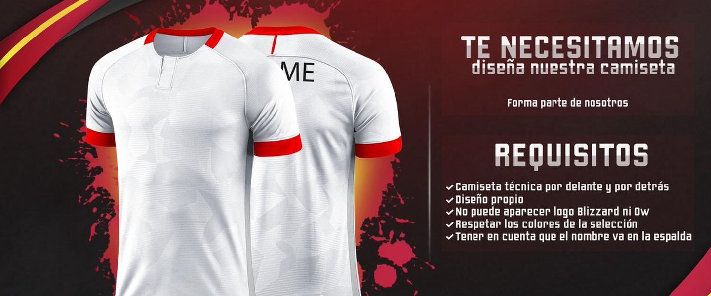 España ha lanzado a concurso el diseño de su camiseta