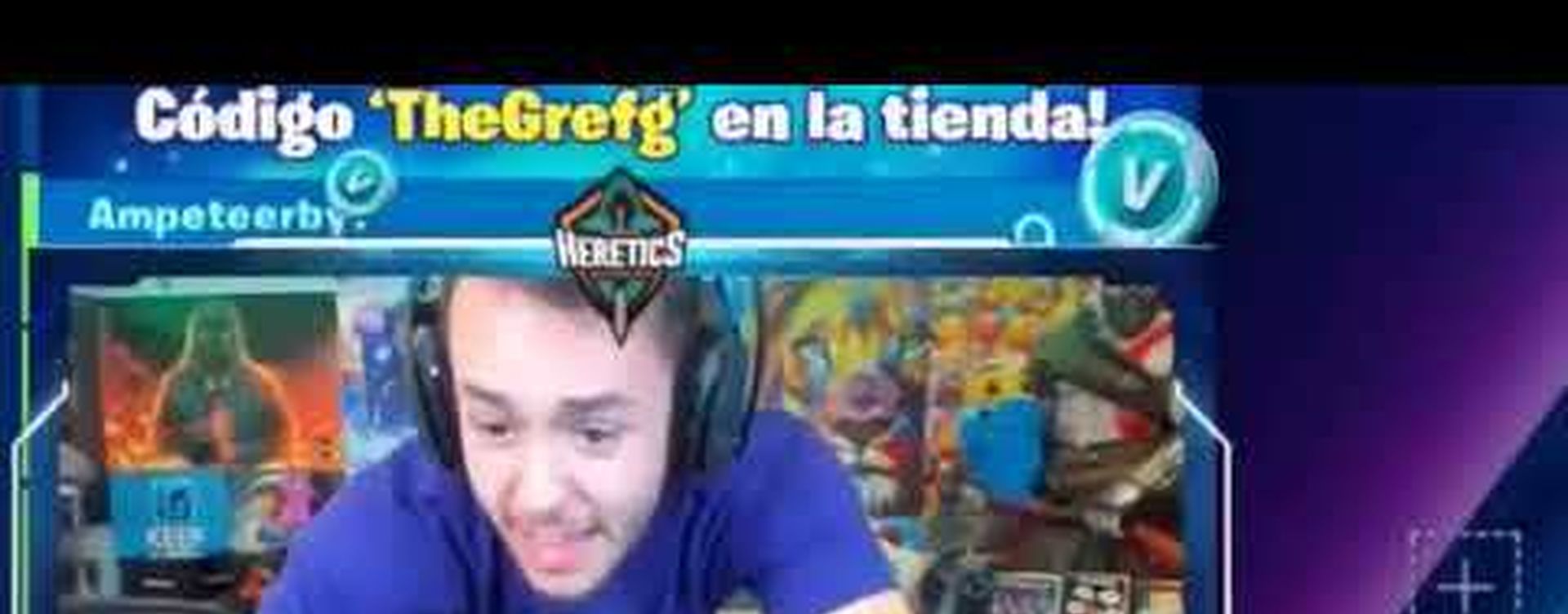 Fortnite se la juega a TheGrefg en su primer directo en Twitch