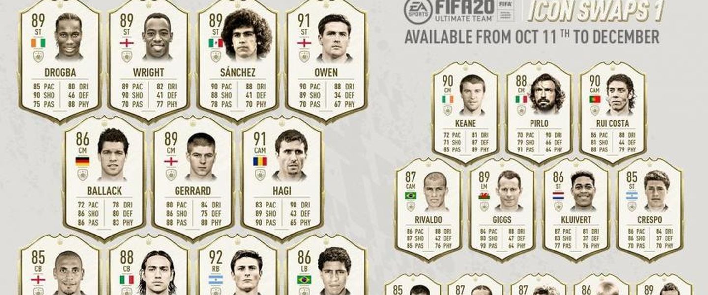 Los mejores iconos gratis de FIFA 20
