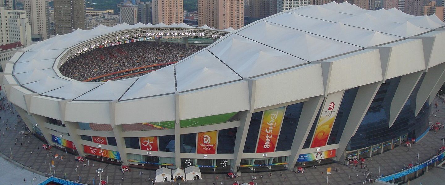 El Estadio de Shanghái acogió el torneo de fútbol de los Juegos Olímpicos de 2008
