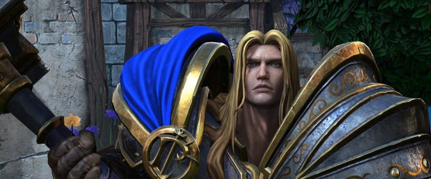 Arthas, modelo remodelado en Warcraft 3: Reforged