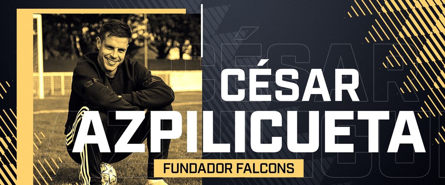 César Azpilicueta es uno de los fundadores de Falcons