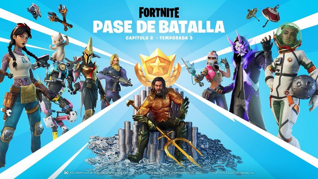 Pase de batalla temporada 3 Fortnite las primeras skins