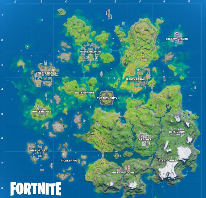 Así es el nuevo mapa de Fortnite