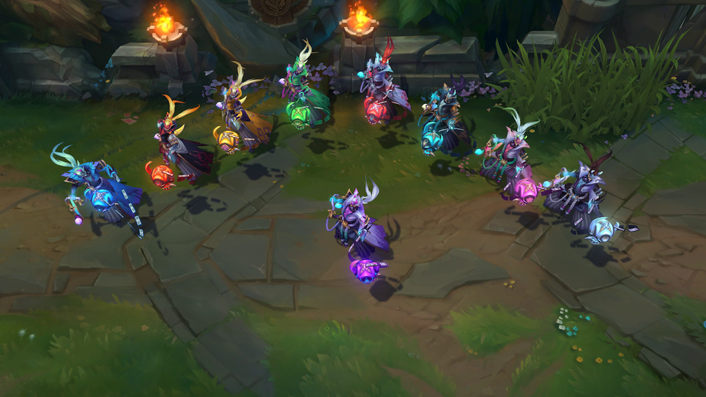 Aspectos y skins de Spirit Blossom, el nuevo evento de verano de League