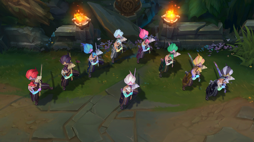 Aspectos y skins de Spirit Blossom, el nuevo evento de verano de League