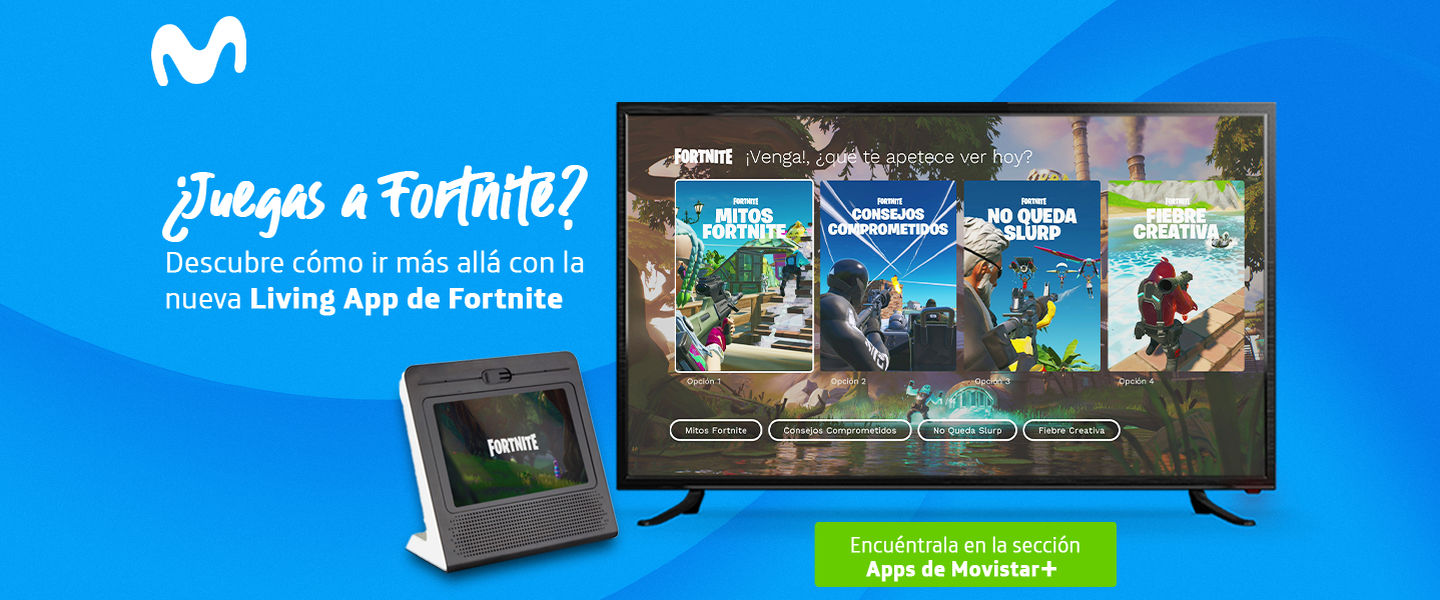 La Living App de Fortnite permite acceder a contenido del juego en Movistar+