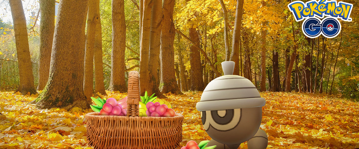 Imagen promocional del evento de otoño en Pokémon GO