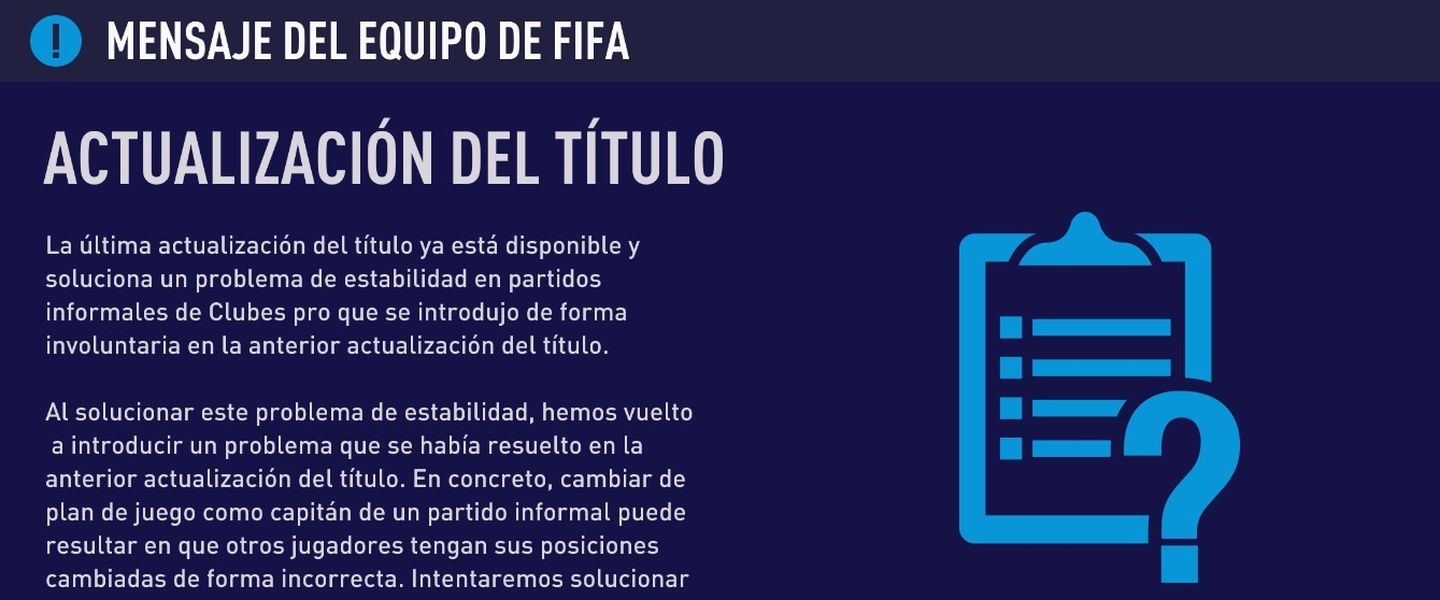 Title Update 6.1 de FIFA 21