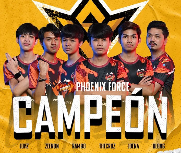 Phoenix Force, campeones del mundo de Free Fire