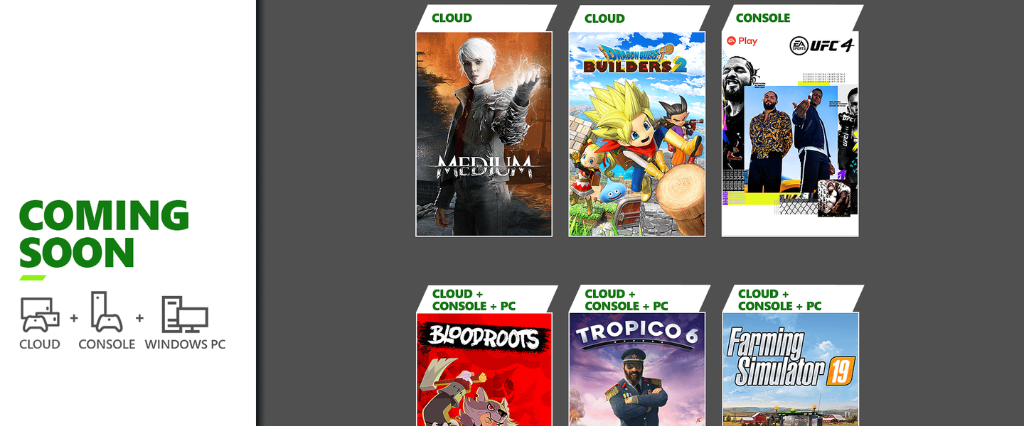 Nuevos juegos para Xbox Game Pass