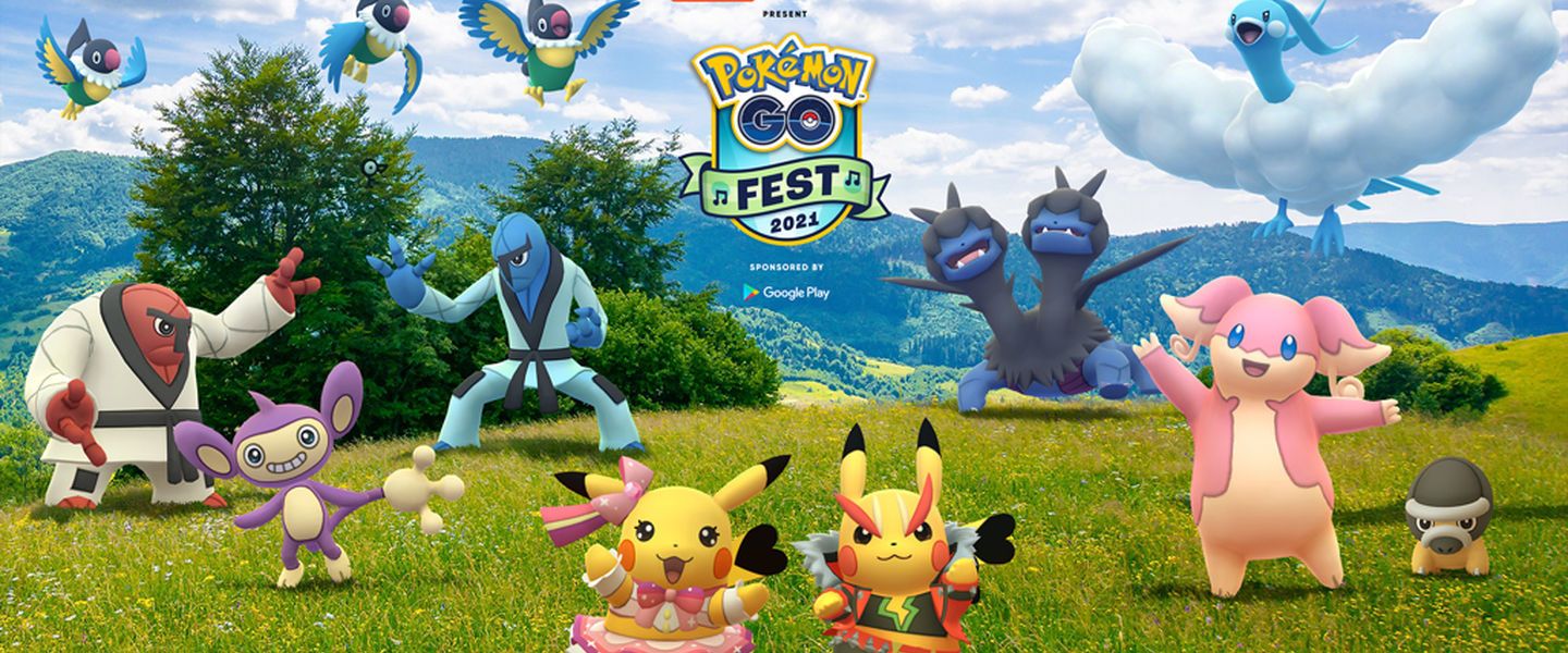 El Festival de Pokémon GO será online pero habrá eventos en ciertas ciudades