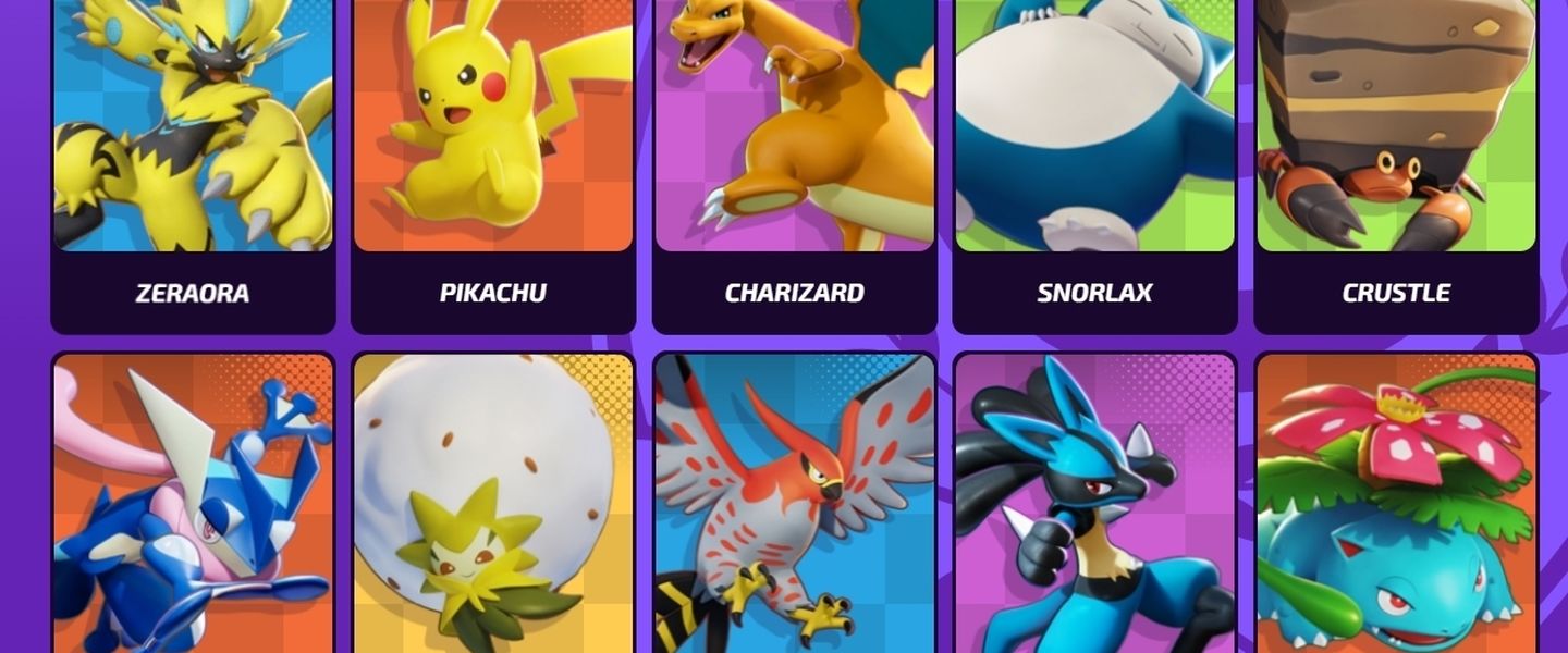 Lista Pokémon Unite
