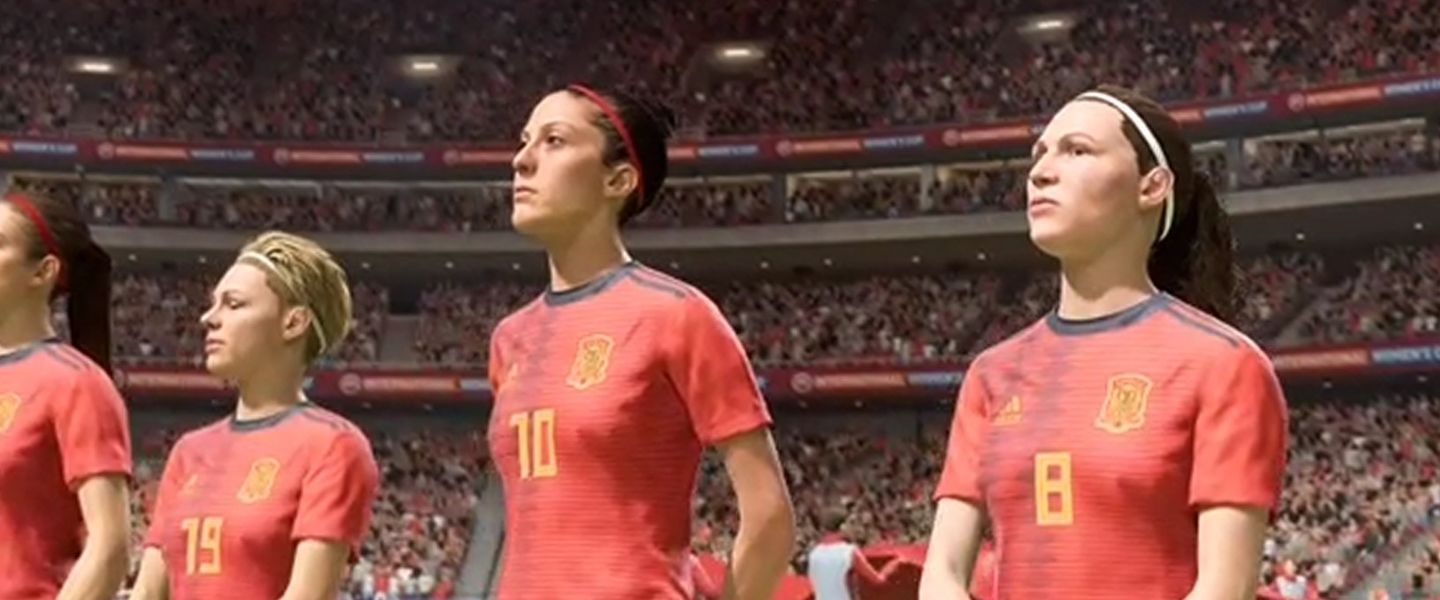 La selección española femenina en FIFA 21