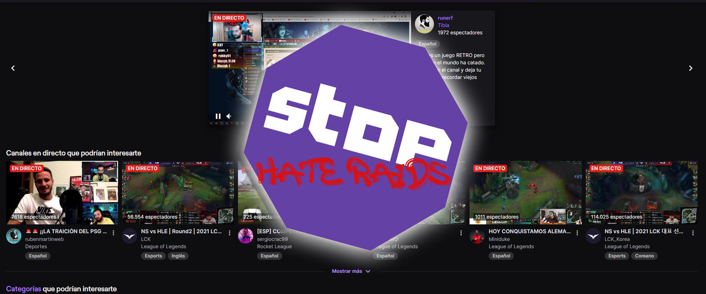 La comunidad de Twitch: contra las raids de odio