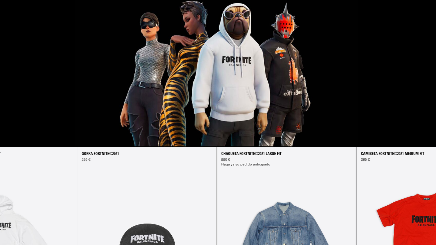 Fortnite y Balenciaga: una colaboración de ropa más de 800€ - Movistar eSports