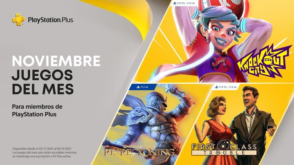 Los juegos de PlayStation Plus en noviembre Movistar eSports