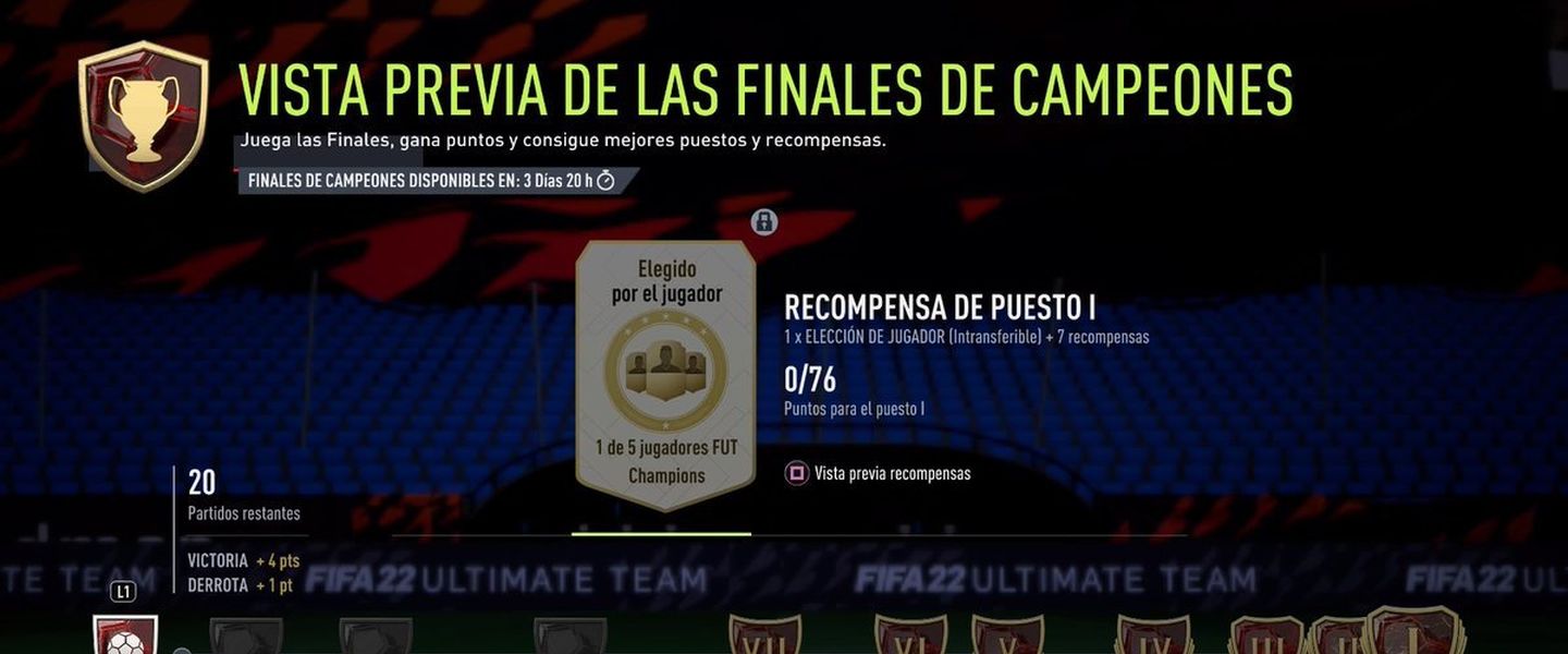 FIFA 22: Todas las recompensas de los nuevos rangos de FUT Champions