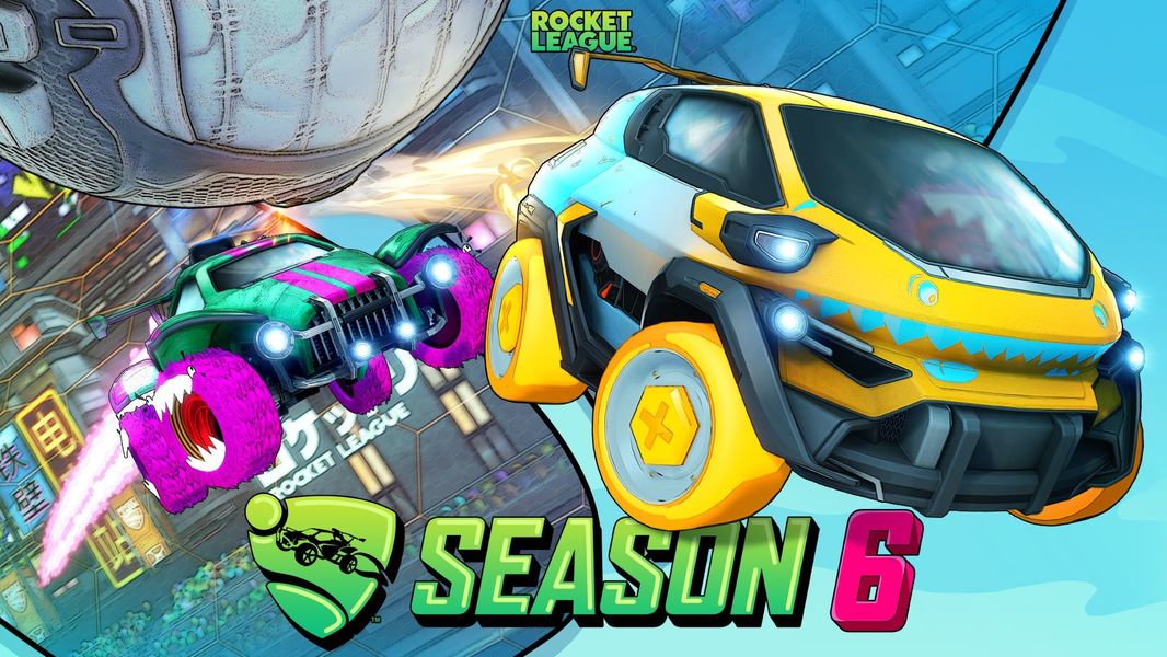 Cartel de la nueva temporada 6 de Rocket League