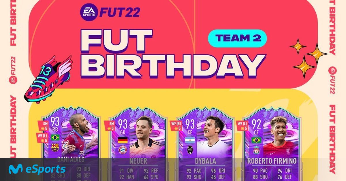 FIFA 22 FUT Birthday Team 2 revealed: Dani Alves, Neuer, Dybala