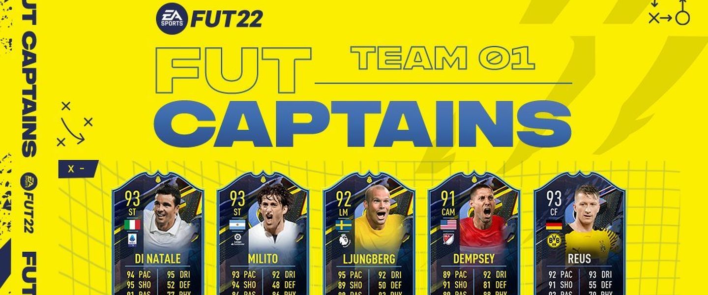 FIFA 22 FUT Captains 1: Di Natale, Milito y Reus