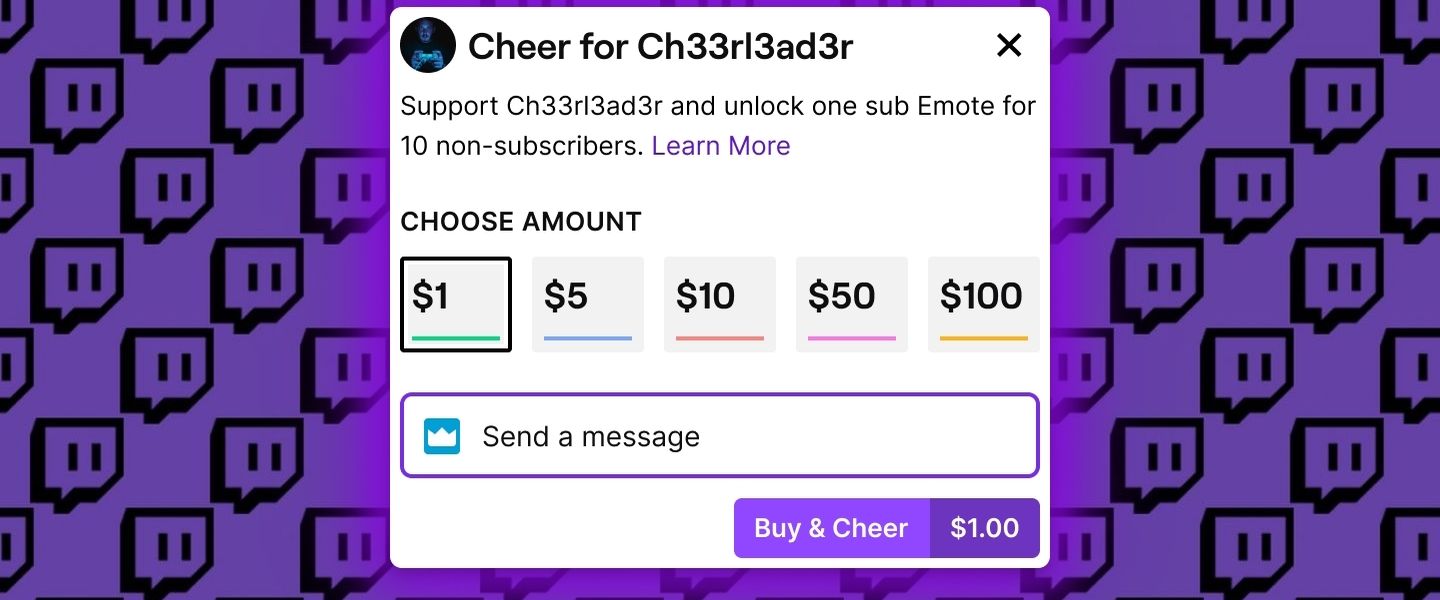 Nuevas donaciones en Twitch: cómo funcionan los Cheers en la plataforma - eSports