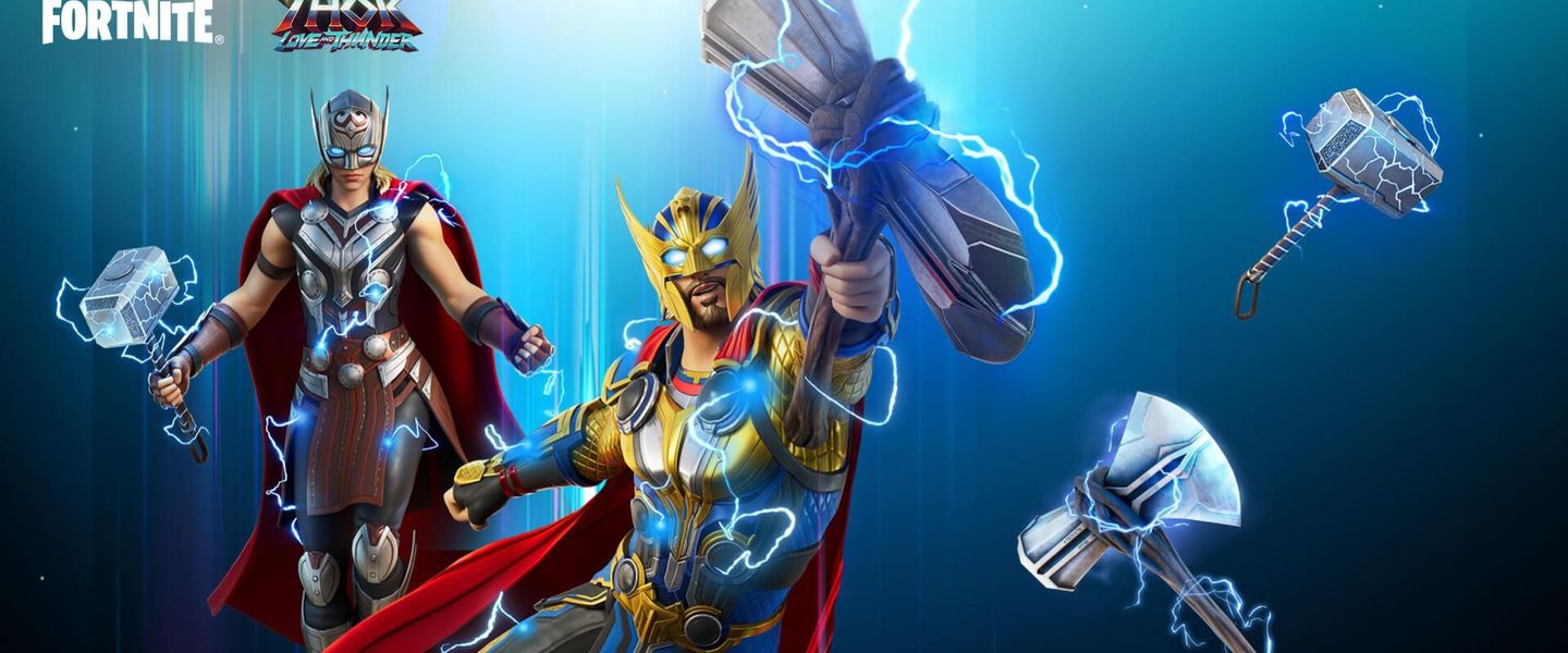 Llegan las nuevas skins de Fortnite x Thor: Love and Thunder