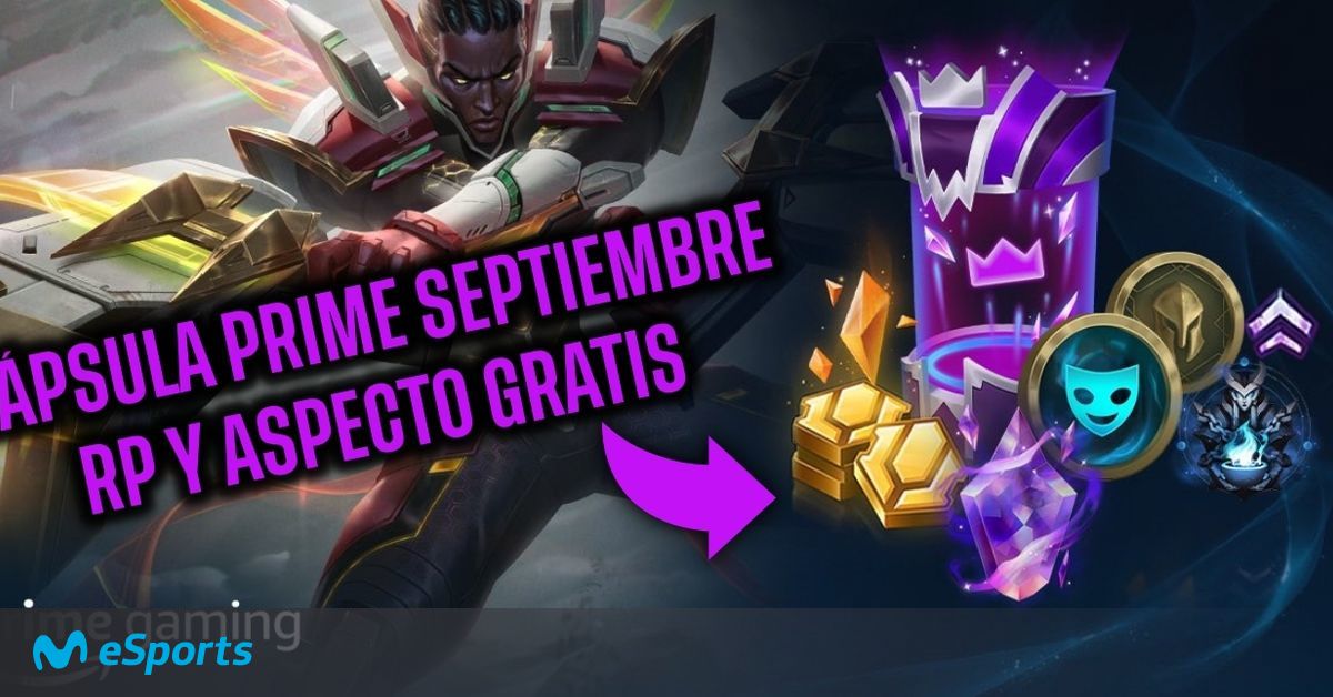 Botín de Prime de LoL: disponible la cápsula de julio - Movistar