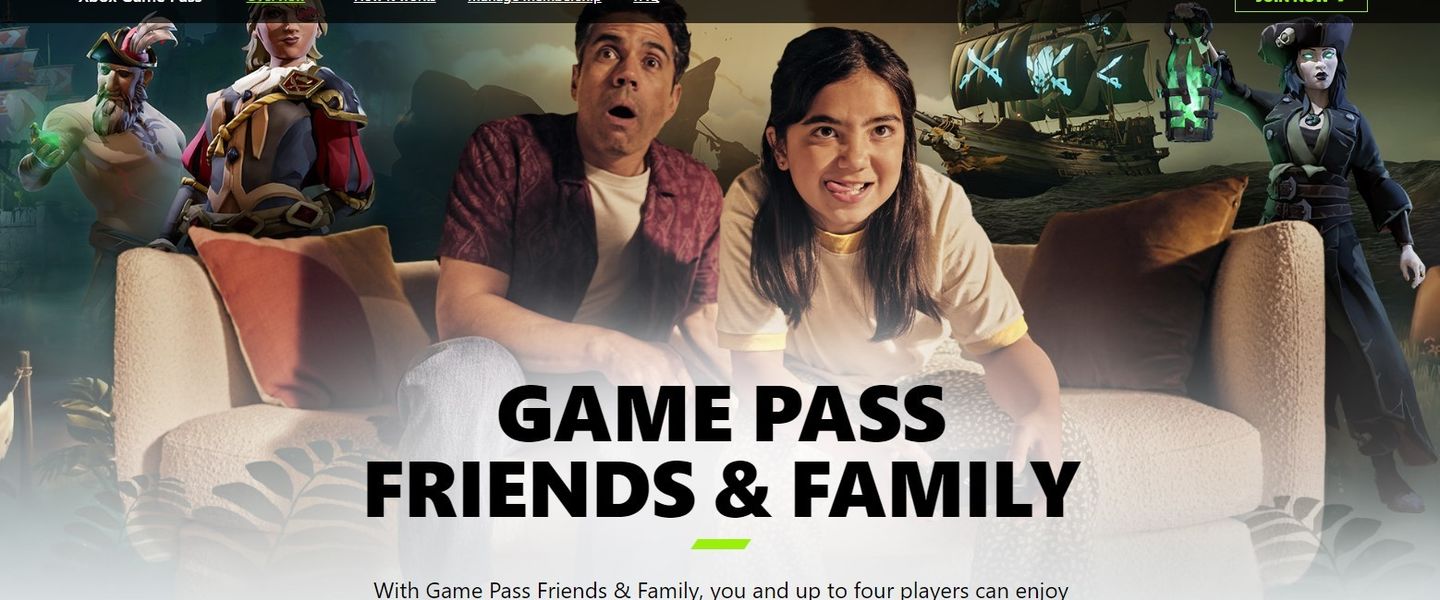 Microsoft hace oficial el Xbox Game Pass familiar