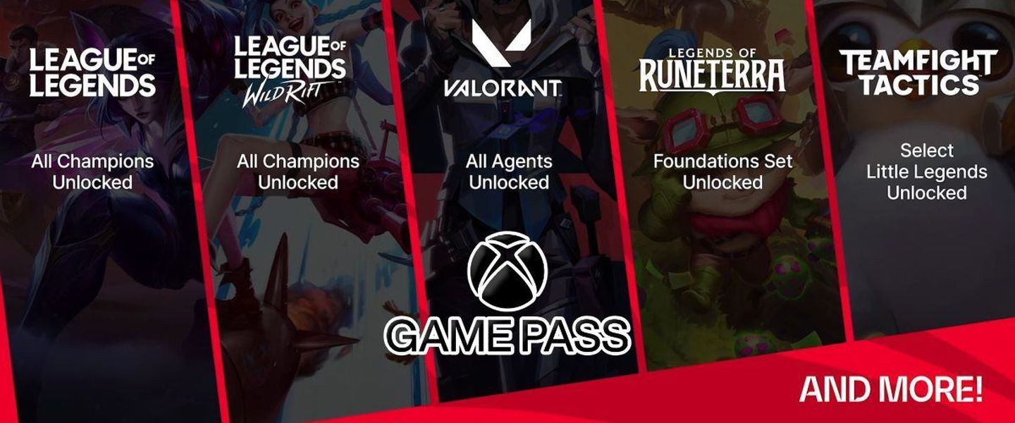 Fecha de lanzamiento de League of Legends y Valorant en Xbox Game Pass