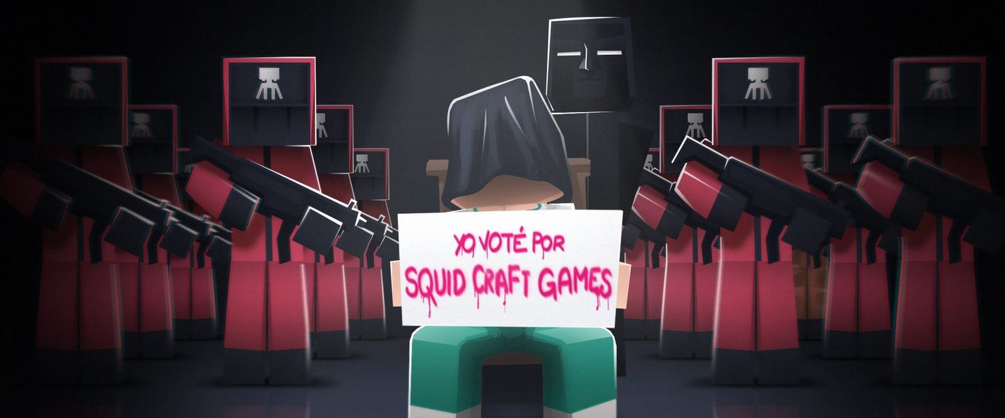 Una imagen de los Squid Craft Games de los ESLAND