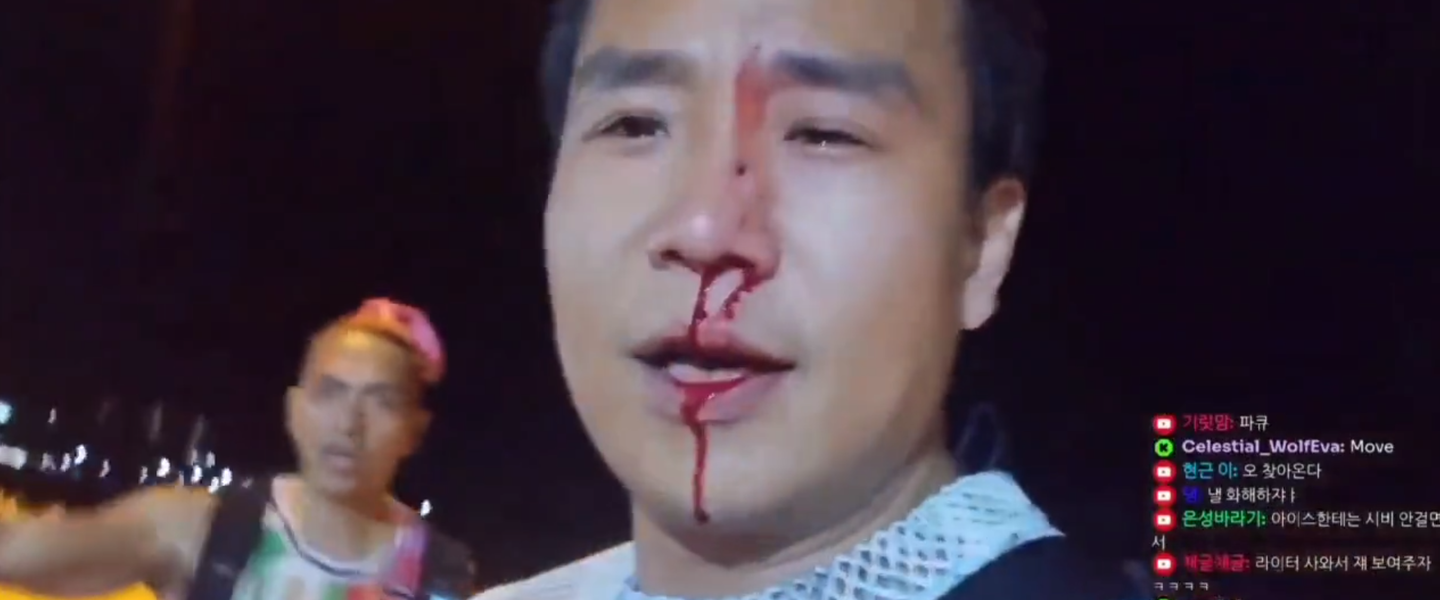 Streamer de Kick atacado en vivo durante un IRL  en Tailandia