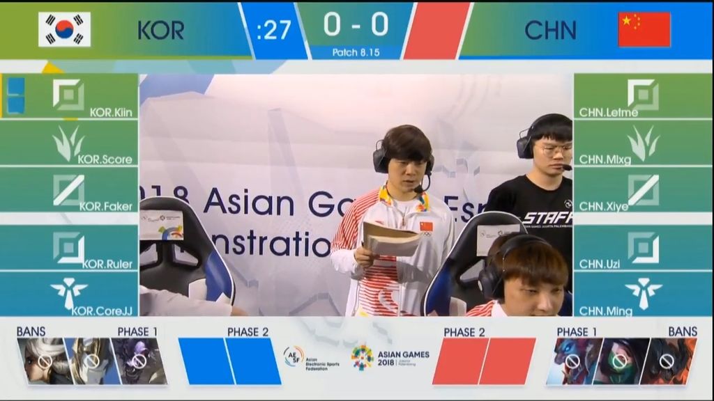 Las surrealistas normas para castear LoL en los Asian Games Movistar