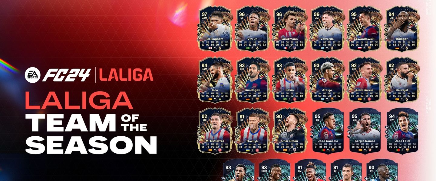 Todos los TOTS de LaLiga en EA Sports FC 24