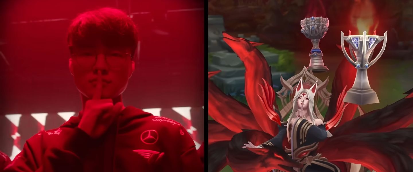 Faker no juega con skins al LoL y es posible que no use ni sus skins