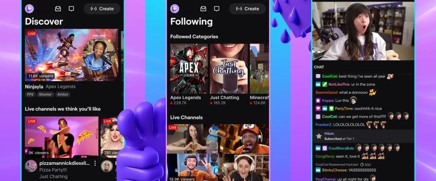 Así es la nueva app de Twitch tan criticada por los usuarios