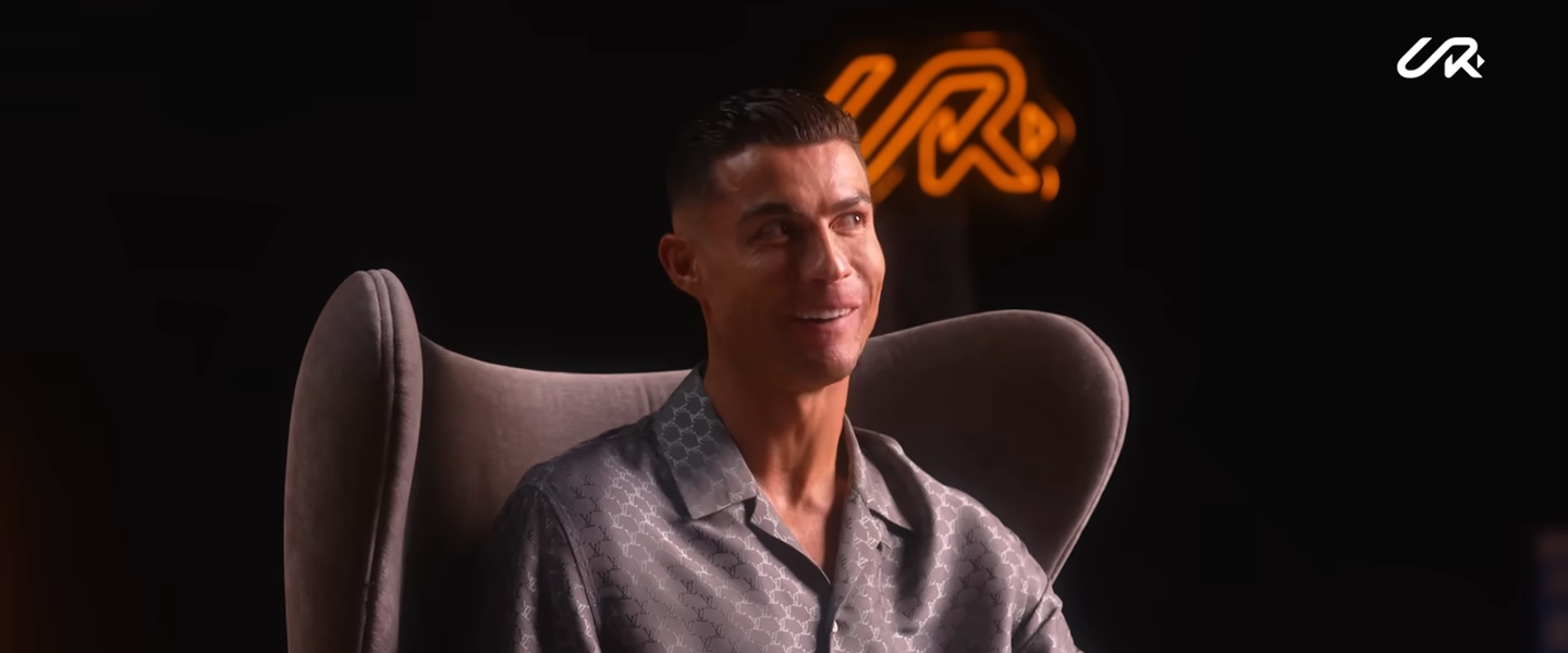 Cristiano Ronaldo en su vídeo de presentación