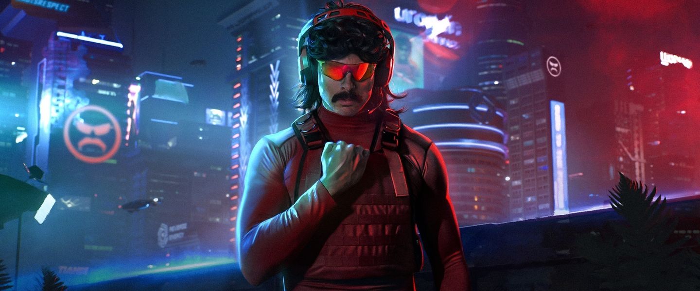 Una imagen de Dr Disrespect, que vuelve a YouTube más de dos meses después