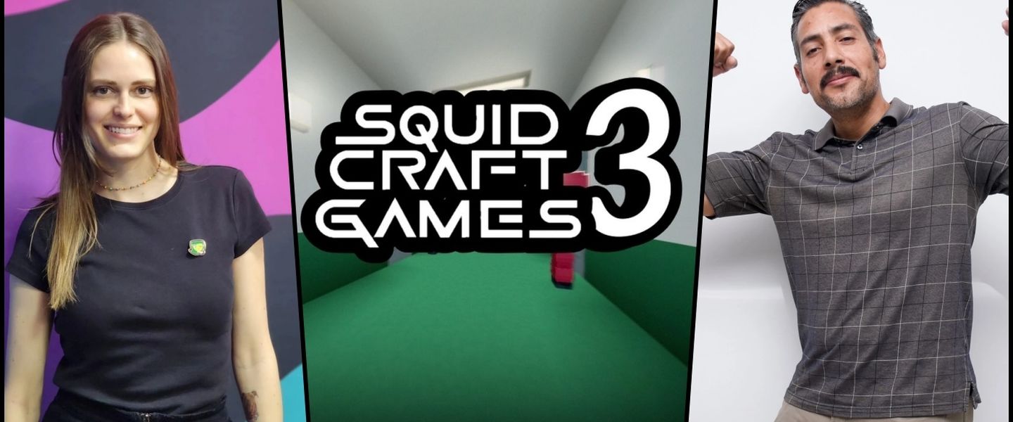 Erika Ugalde y Juan Carlos Tinoco pondrán voz a los Squid Craft Games 3