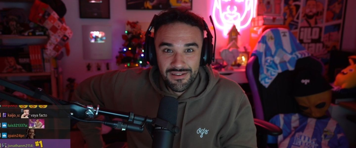 IlloJuan en su último directo de Twitch en diciembre de 2024