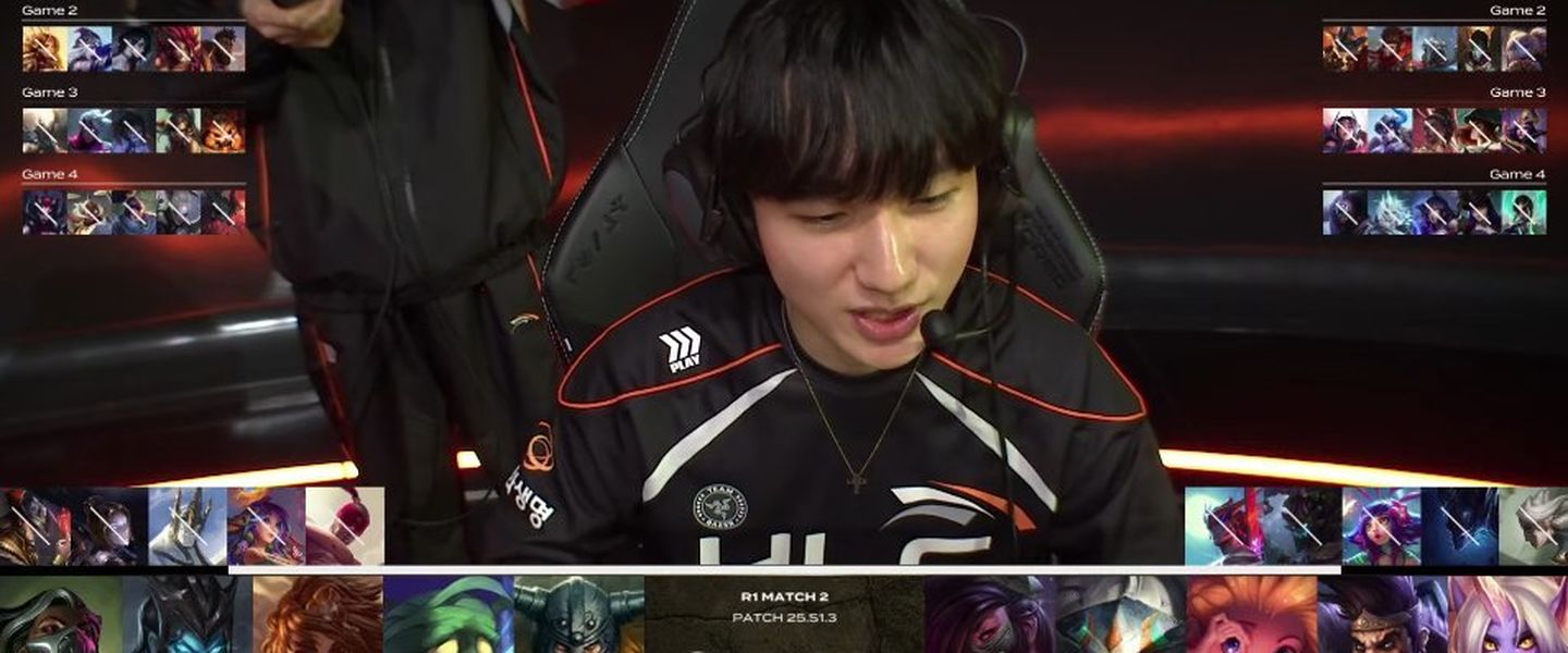 Así ha sido el fearless draft en el T1 vs Hanwha Life Esports: 50 baneos en total